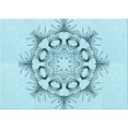 thumbnail image 1 of Ahgly Company Indoor Rectangle Patterned Electric Blue Area Rugs, 5' x 8', 1 of 6