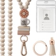 thumbnail image 1 of TIELUTT Teacher Lanyard Book Coffee and Lanyard Beaded Book Lanyard Key Stationery Pens Crafts for Adults Craft Tables for Adults with Storage Stationery Cards and Envelopes Set 100 Stationery Pens Ko, 1 of 5