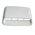 thumbnail image 2 of relayinert Pelle de Capot de Voiture Couverture de Ventilation Modification Automobile Premium Accessoire Durable Robuste Améliore le Refroidissement du Moteur Pluie Grêle Blanc 40x28cm, 2 of 6