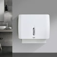 thumbnail image 4 of No Punching square ABS Refillable Paper Towel Dispenser Wall Mountedhand Kitchen Tissue Dispenser Hand Tissue Dispenser grey, 4 of 5