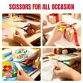 thumbnail image 4 of AGCAN 100 Pack Scissors Bulk with scale, 5 Inch Blunt Tip Safety Scissors for Classrooms, Sewing Craft Supplies, 4 of 12
