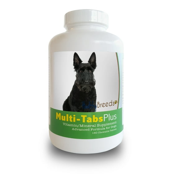 Healthy Breeds Dog Multi-Tab Vitamin and Mineral Supplement for Scottish Terrier, 180 Chews