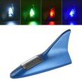 thumbnail image 6 of Walbest Shark Fin Wind Power Waterproof Car Shark Fin Roof Antenna LED Flash Light Lamp for Safety Universal Car Truck SUV Roof Decoration Spoiler Wing, 6 of 7