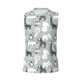 thumbnail image 6 of Picia African Animals mens Cotton Tank Undershirts , Moisture-wicking Ribbed Tanks, Lightweight Cotton Tank Undershirts-3X-Large, 6 of 8