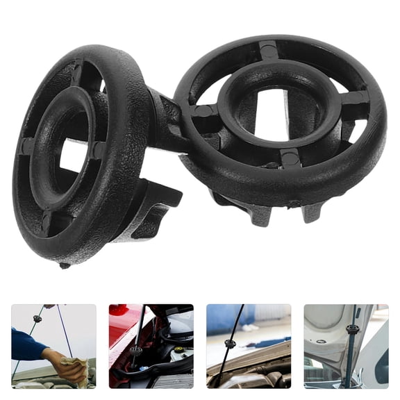 Milisten Car Hood Support Rod Clips Sturdy Plastic Easy Install Auto Accessories 50Pcs