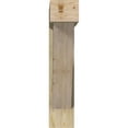 thumbnail image 2 of Ekena Millwork 8"W x 38"D x 38"H Traditional Block Rough Sawn Bracket w/ Offset Brace, Douglas Fir, 2 of 25