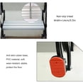 thumbnail image 2 of INTBUYING 9.8ft Wall-Mounted Attic Stair Loft Wall Ladder Al-Mg Alloy Orange, 2 of 10