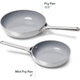 thumbnail image 3 of Caraway Ceramic Non-Stick Mini Fry Pan, 8'', Gray, 3 of 6