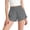 B01 Gray, variant on Tween Girls High Waisted Athletic Shorts Smocked Elastic Waist Running Active Bottoms Split Hem Lightweight Breathable Summer Gym Workout Track Shorts