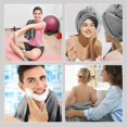 thumbnail image 3 of Juego de Toallas de Ba&ntilde;o de 8 Piezas, Suave y Agradable para La Piel Vell&oacute;n de Coral Toalla, Super Absorbente y Secado R&aacute;pido, Lavable a M&aacute;quina, Toallas Ba, 3 of 8