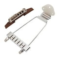 thumbnail image 4 of Metal Tailpiece, Guitar Bridge Adjustable Height Stable Glossy Finish Easy To Install  For 6 String Instruments, 4 of 8