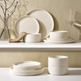 thumbnail image 5 of Famiware 12 Pieces Porcelain Dinnerware Set, Milky White, 5 of 6