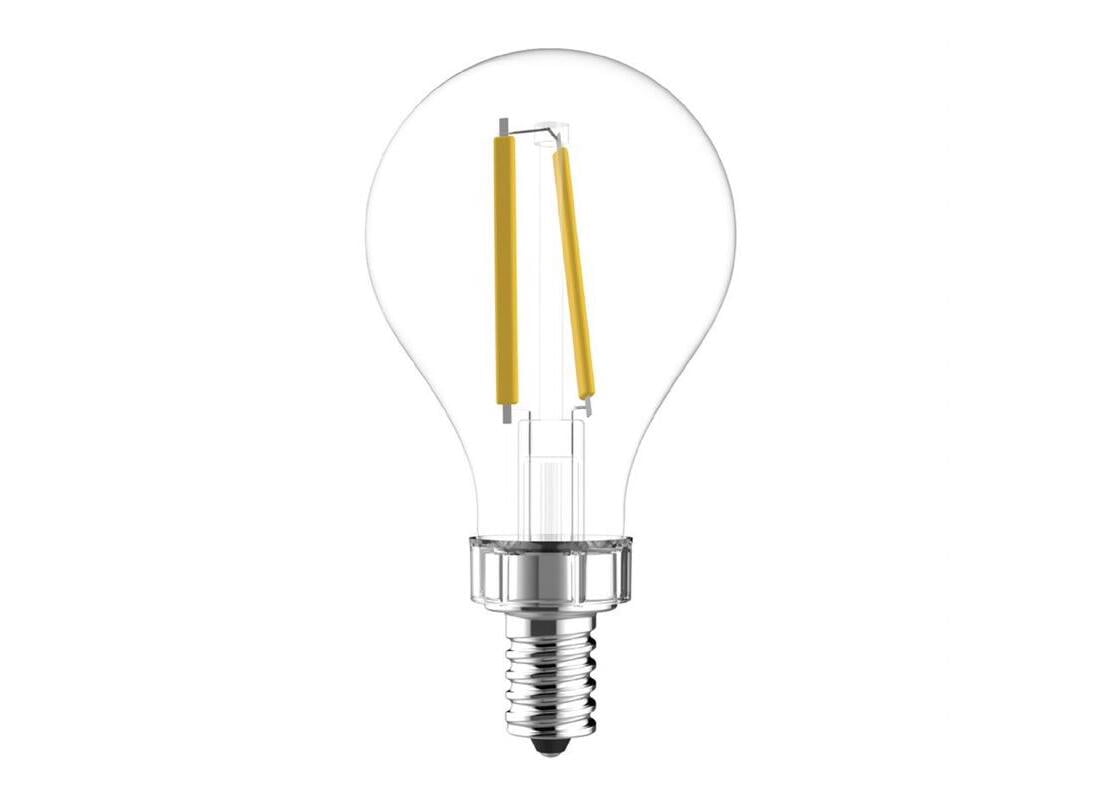 GE 24309 LED Light Bulb A15 E12 (Candelabra) Soft White 60 Watt Equivalence Clear Pair