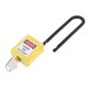 thumbnail image 5 of Grillete de reforzado aislado Cuerpo de y acero inoxidable de seguridad Bloqueo Etiquetado s Cerradura, con llave Yellow_2, 5 of 9