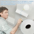 thumbnail image 6 of Uxcell 5Pcs 210mm/8.3" Diameter Metal Ceiling Hole Cover Plate, Downlight Hole Trim Wall Mount Decorative Cap Access Panel for 6.3-7.9inch Round Ceiling and Wall Openings, Matte White, 6 of 7