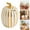 1.96x3.03in, variant on FURNIX Fall Pumpkin Shaped Salt and Pepper Shakers Ceramic Salt and Pepper Shakers Mini Shakers for Thanksgiving,Halloween & Indoor for Holiday Home Indoor Kitchen Decorations,White and Gold B