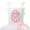 thumbnail image 3 of TAIAOJING Little Girls Princess Dress Toddler Pink Adorable Easter Bunny Princess Dress Cute Plush Rabbit Ears Party Mesh Tufted Dress 6-7 Years, 3 of 5
