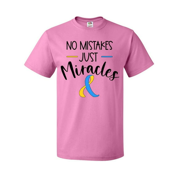 Inktastic No Mistakes, Just Miracles Down Syndrome Awareness T-Shirt