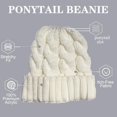 thumbnail image 3 of GFDYREE Tuque pour Queue de Cheval pour Femmes avec Bouton pour Masque, Tuque Chignon Haute et Décoiffée avec Trou pour Queue de Cheval, 3 of 7
