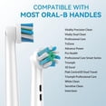 thumbnail image 4 of Hearth & Gear Compatible With Orebee Toothbrush Heads Toothbrush Four Piece Set Functional Universal Rotating Replacement Brush Heads Italian Toothpaste ning Pens for Teeth Bright Massage Shower Heads, 4 of 6