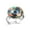 Multi 5, variant on Colorful Butterfly Vintage Stainless Steel Rings for Women, Open Adjustable Ring Promise Ring Jewelry Gifts
