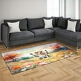 thumbnail image 3 of Welcome Spring Fairy Jack Russell Terrier in Flower Meadow Indoor Rug Parson Jack Dog Lover Carpet Living Bed Room Sofa Home Decor - 13002, 3 of 5