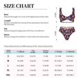 thumbnail image 6 of Honeii Candy Corn (2) Print Women’s Bikini Set,Two Piece Swimsuit Bathing Suits,Stylish High Elasticity Swimwear for Beach and Pool, 6 of 7