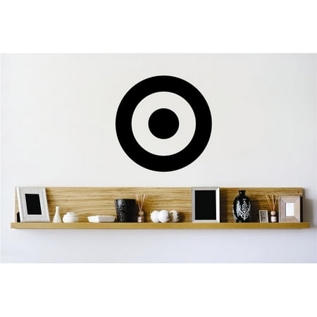 Do It Yourself Wall Decal Sticker Bullseye Target Shot Aim Circle Stylish Mural 20×20