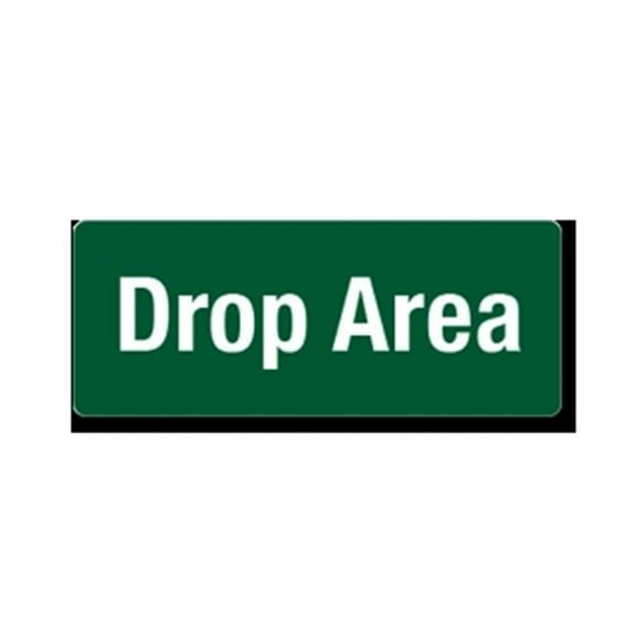 EverMark GHM026 Drop Area Clip-On Sign