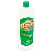 Comet Soft Cleanser with Bleach, 24.0 oz - Stain Remover for Porcelain, Stainless Steel, and Fiberglass