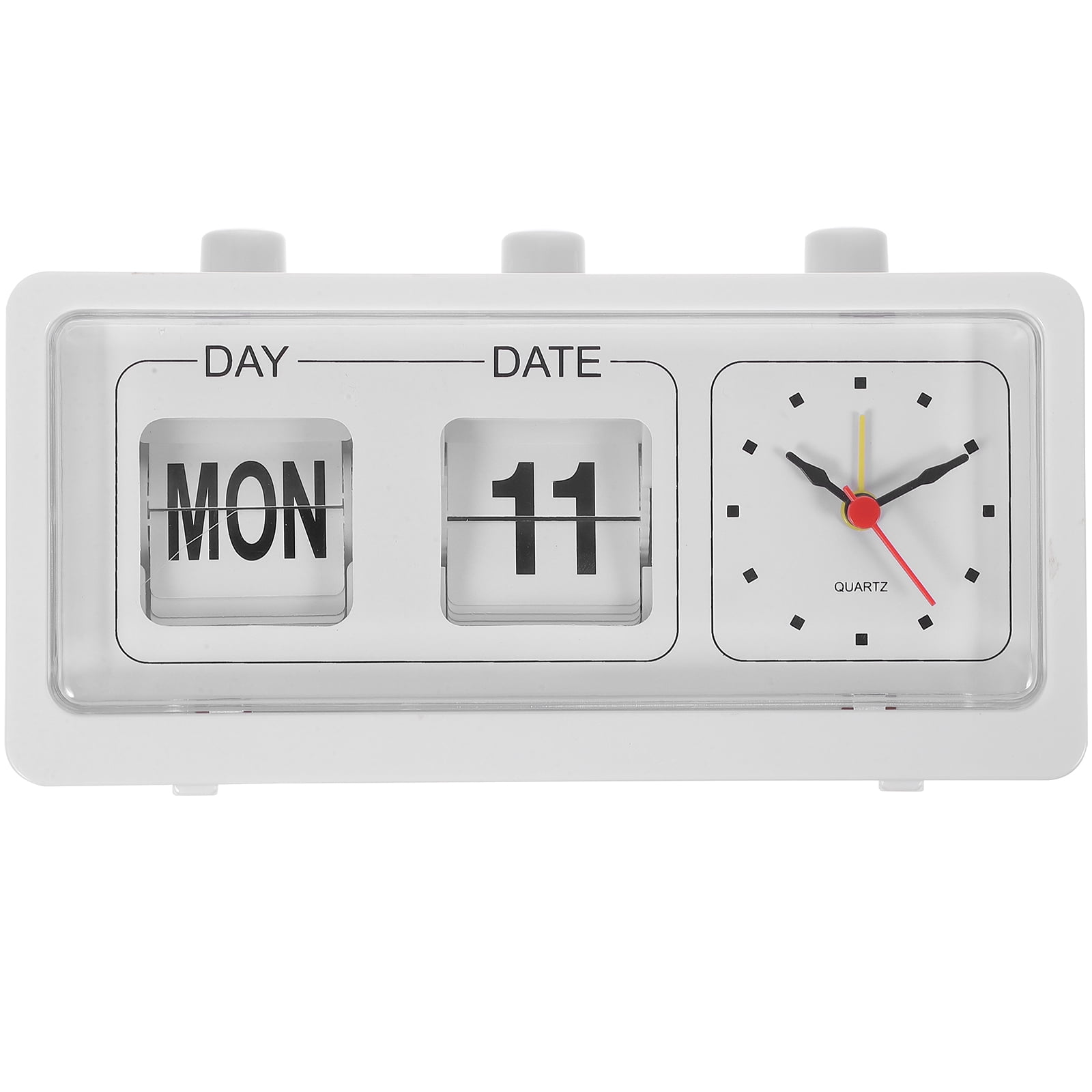 Hemoton Home Use Time Clock Manual Control Date Week Time Display Alarm