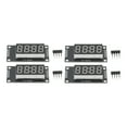 thumbnail image 2 of 4 Digit Tube LED Segment Digital Tube Display Module 4 Digit Display Board Display Module 0.36in TM1637 Drive Chip Clock Display, 2 of 7