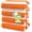 Orange, variant on Utopia Towels 4 Pack Cabana Stripe Beach Towel, 30 by 60 Inches, Oversized 100% Ringspun Cotton Pool Towels, Highly Absorbent Bath Towels for Beach