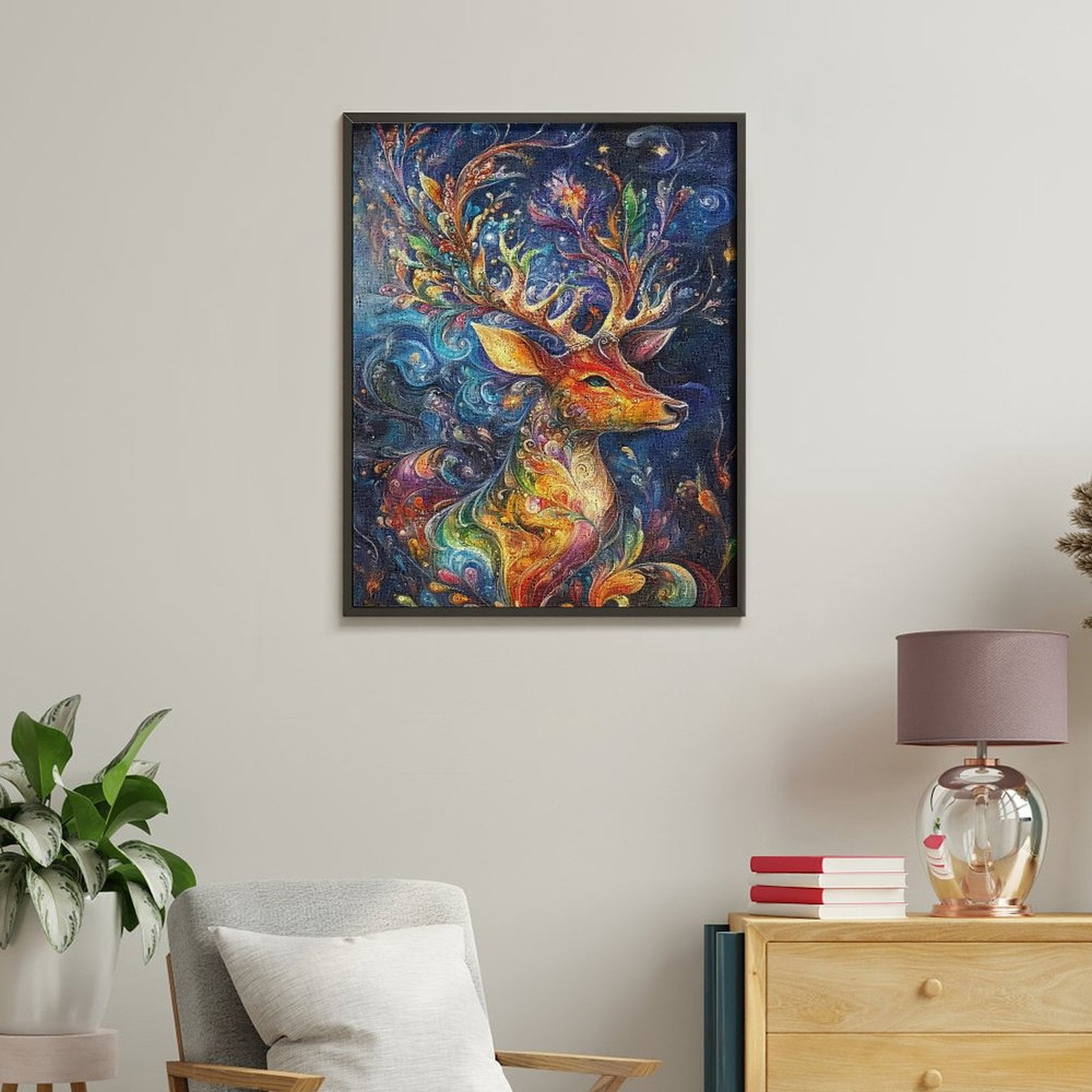 Paint By Numbers Kit for Adults Beginner - DIY Vibrant Majestic Animal Art Canvas Painting Kits for Adults, Frameless Paint By Number for Adults for Home Wall Decor 16x20 Inch