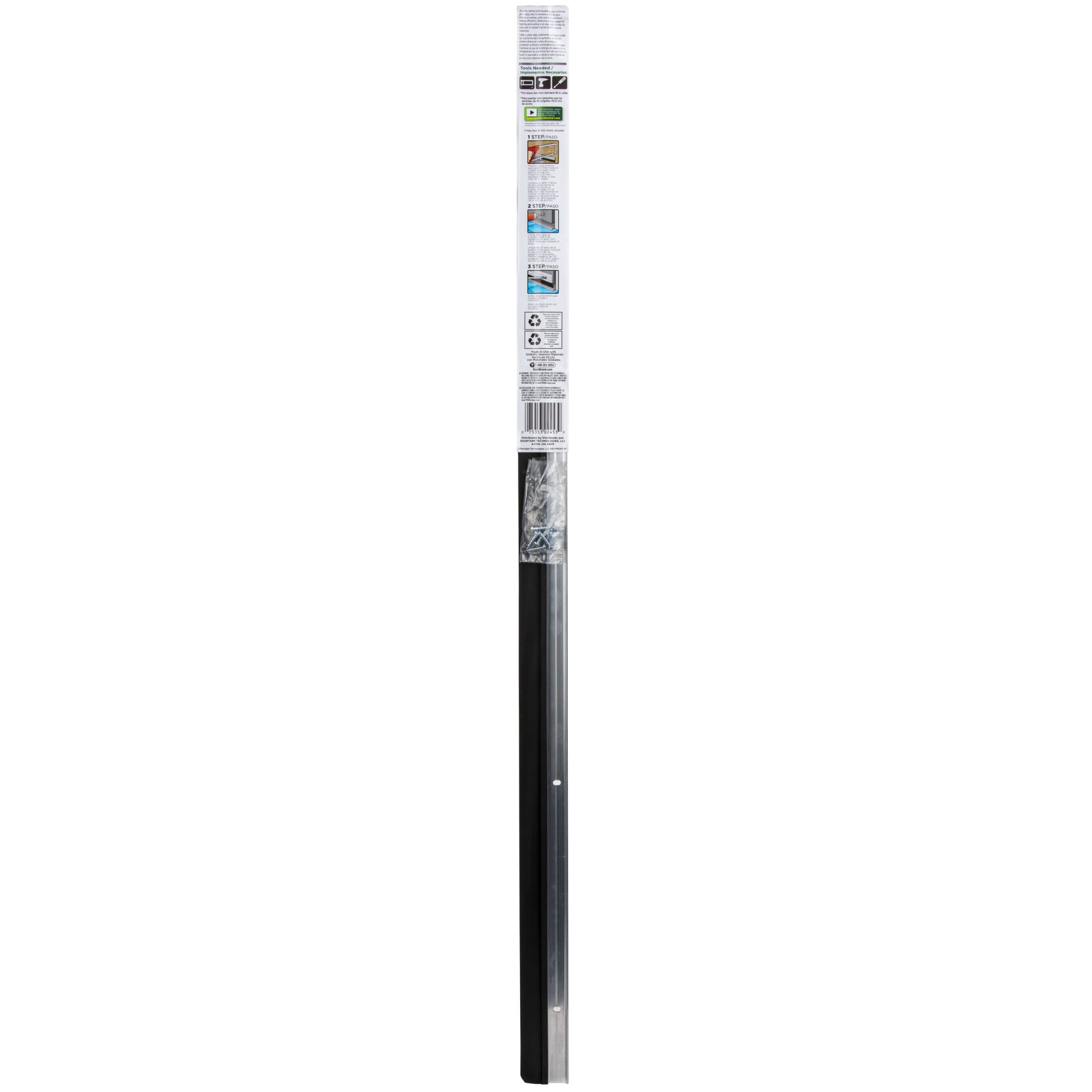 (2 pack) Duck Brand Silver Aluminum Door Bottom, 1.625 in. x 36 in.