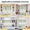 thumbnail image 5 of Spring Eucalyptus Leaves Kitchen Curtains Window Panels, Green Summer Botanical Insulated Window Treatment Curtain, Grommet Curtains for Bedroom/Living Room/Bathroom, 2 Piece 42"Wx84"L, 5 of 8