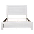 thumbnail image 2 of Tcbosik Wood Bed Frame with Headboard, Full Size Platform Bed for Bedroom, Box Spring Required, Easy Assembly, White, 2 of 6