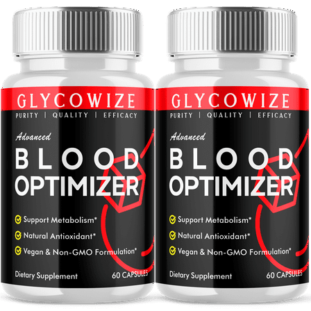 Glycowize Advanced Blood Optimizer Pills Natural Glycogen Support 120 Capsules