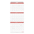 thumbnail image 4 of Universal Three-month Wall Calendar, White/black/red, 12 X 27, 2021, 4 of 4