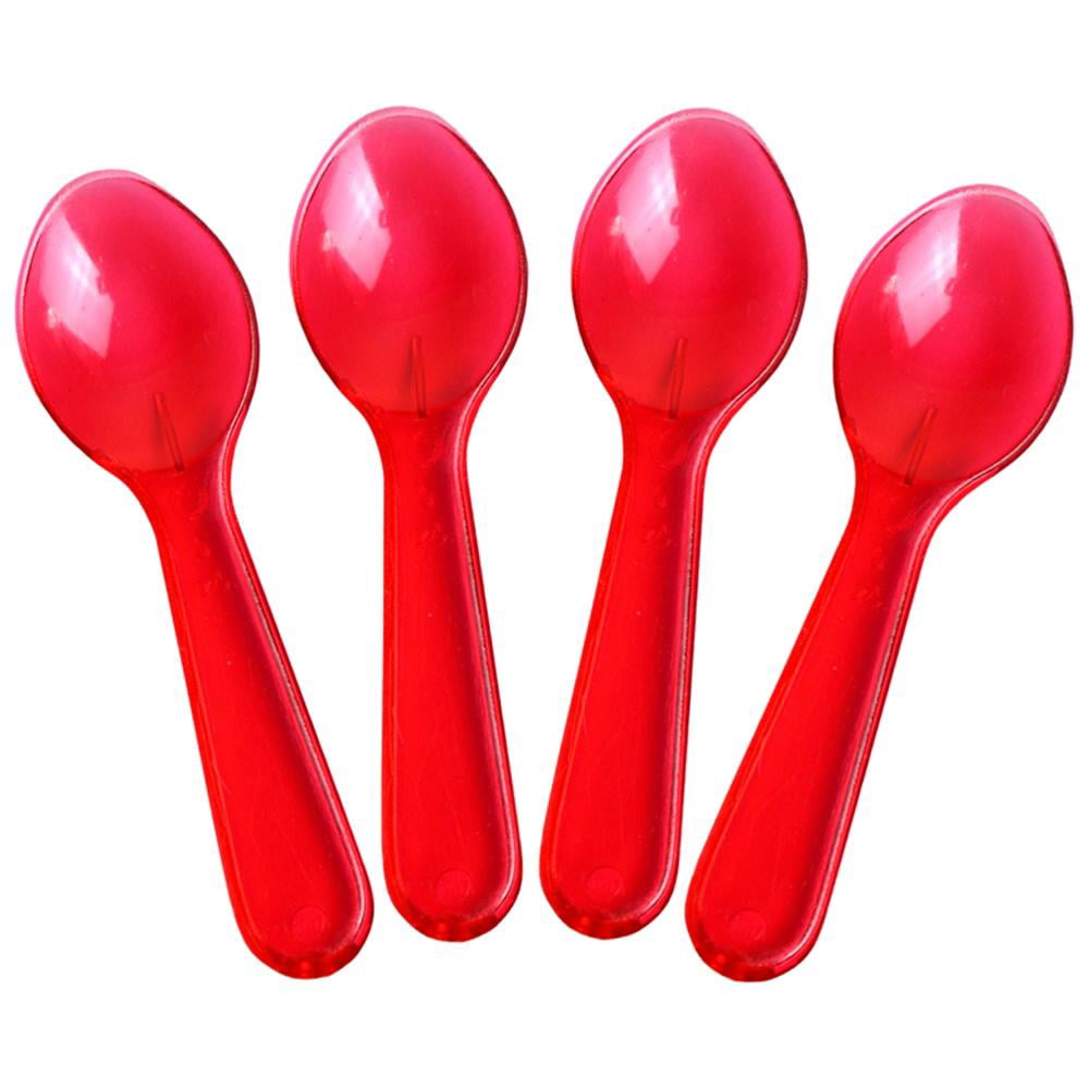 mini plastic spoons