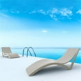 thumbnail image 2 of Compamia Slim Pool Chaise Sun Lounger Taupe, 2 of 9