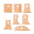 thumbnail image 1 of 7 piezas de herramientas de cerámica para modelar arcilla, alisar y raspar arcilla. 9cmx8cm, 1 of 9