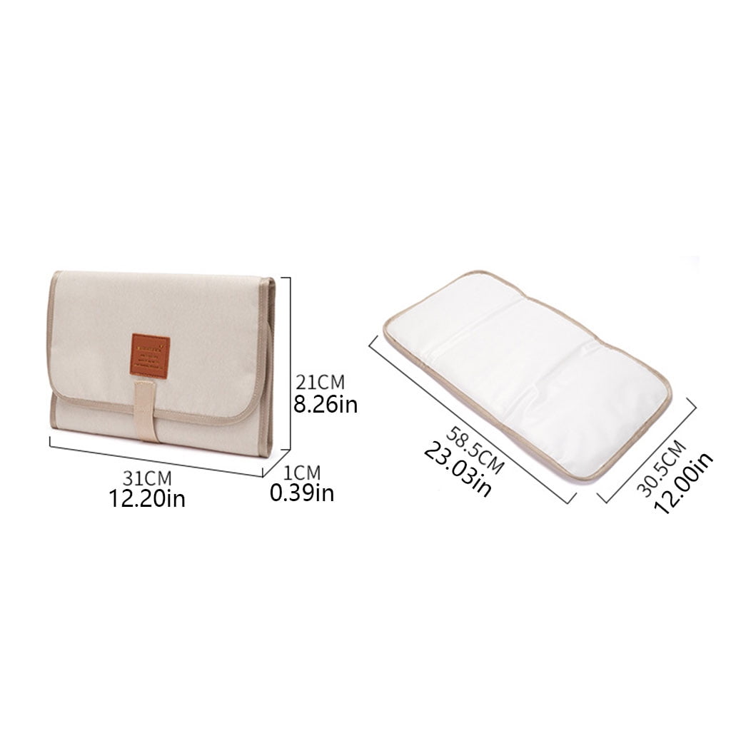 QUSENLON Foldable Baby Diaper Changing Pad Waterproof Newborn Nappy Changing Mat Travel Portable Diaper Change Sheet