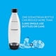 thumbnail image 5 of Botellas de carbonatación SodaStream Slim, 1 litro, paquete de 2, negras SodaStream NA, 5 of 8