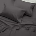 thumbnail image 2 of GFDYREE Soft & Light Weight 100% Combed Compact Cotton Sheet Set, 4 Piece Set, Premium Bedding Full Sheets, Cool & Breathable, Moisture Wicking, Fitted Sheet Fits Upto 18 inch Deep Pocket, L, 2 of 7