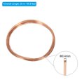 thumbnail image 2 of Unique Bargains 66 Feet Solid Bare Copper Wire 27 Gauge 99.9% Pure Copper Wire 0.4mm Soft Beading Wire, 2 of 6