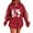 6-Red, variant on Womens Game Day Hooded Sweatshirts Sequin Football Rugby Graphic Hoodie Tops Oversized Long Sleeve 2025 Fall Winter Pullove With Pocket