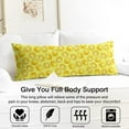 thumbnail image 2 of Lemon Lover Body Pillow Cover 20x54 - Cute Floral Lemon & Bees Print Long Pillow Case with Invisible Zipper for Maternity & Comfort, 2 of 4