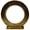 Gold, variant on Pemberly Row 15" Decorative Handmade Aluminum Modern Round Sculpture in Gold