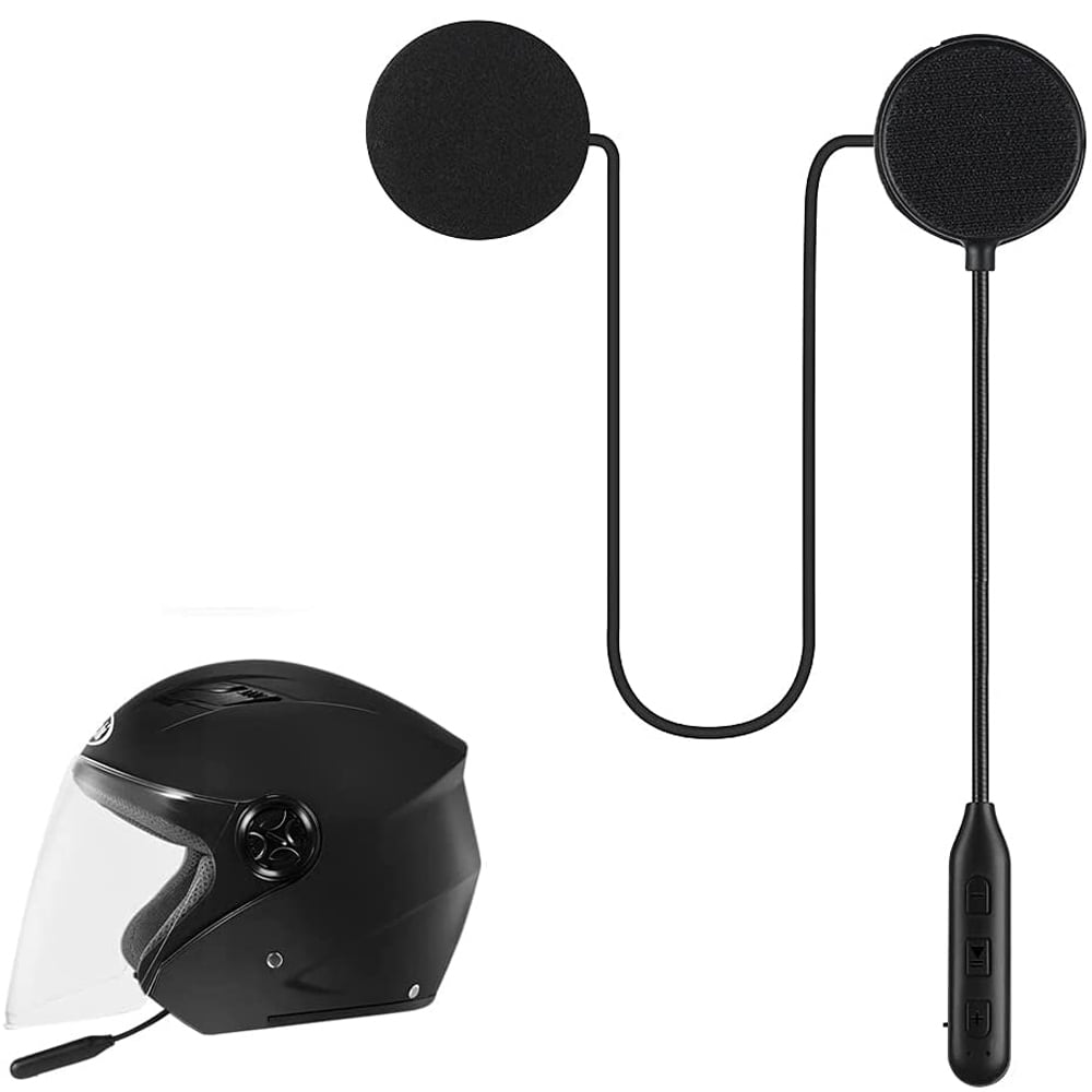 Motorcycle Helmet Headset Speakers Mic Bluetooth Handsfree Music Call Control 